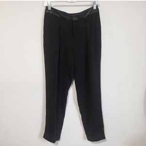 Rag & Bone trouser with faux leather trim